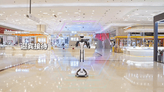 机器人“逛街搭子”功能拉满！星动纪元星动Q5在世纪金源购物中心实训！