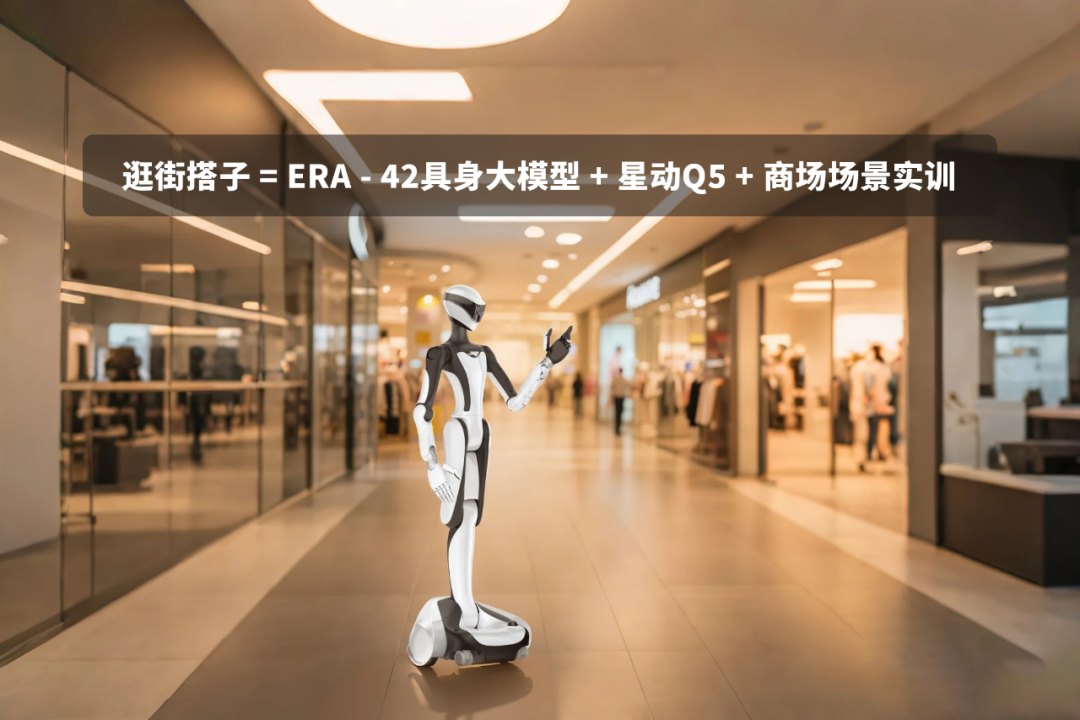 机器人“逛街搭子”功能拉满！星动纪元星动Q5在世纪金源购物中心实训！