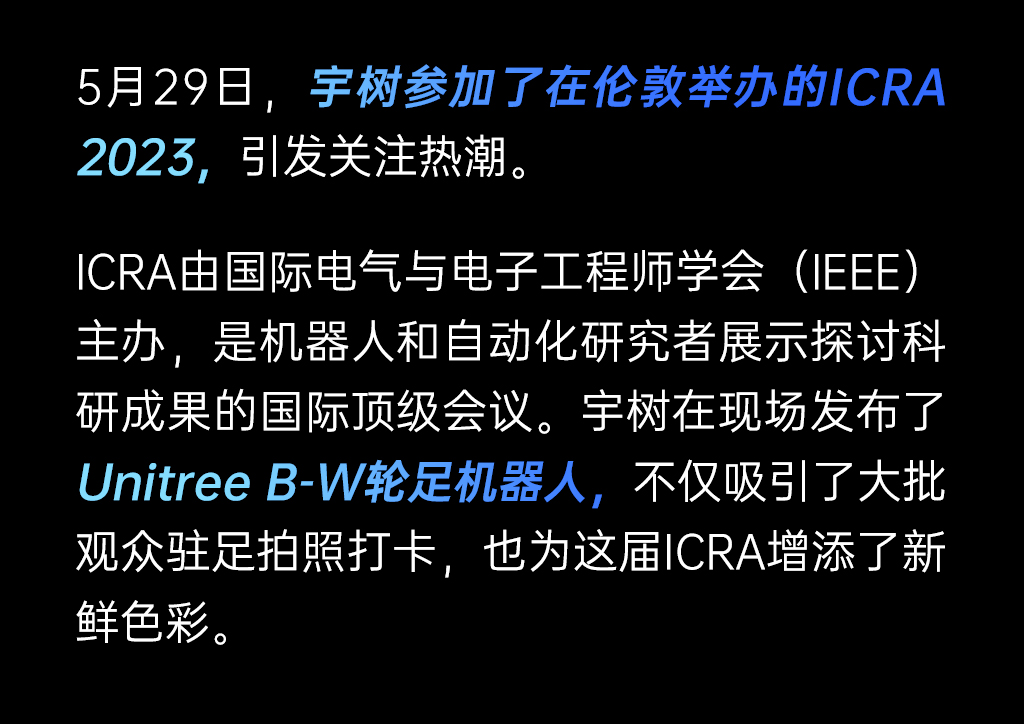 Unitree 闪耀亮相 ICRA 2023