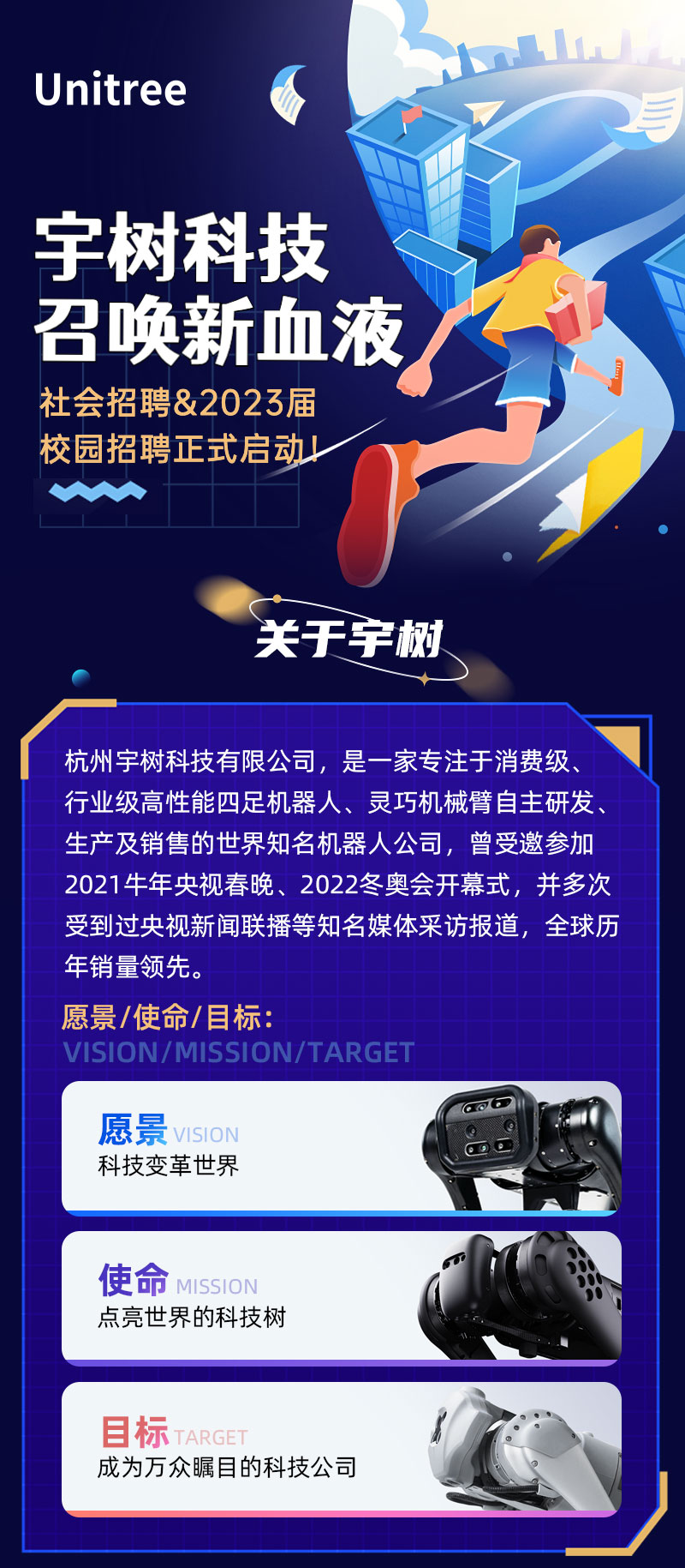 招聘 | 宇树社招&2023校招正式启动！