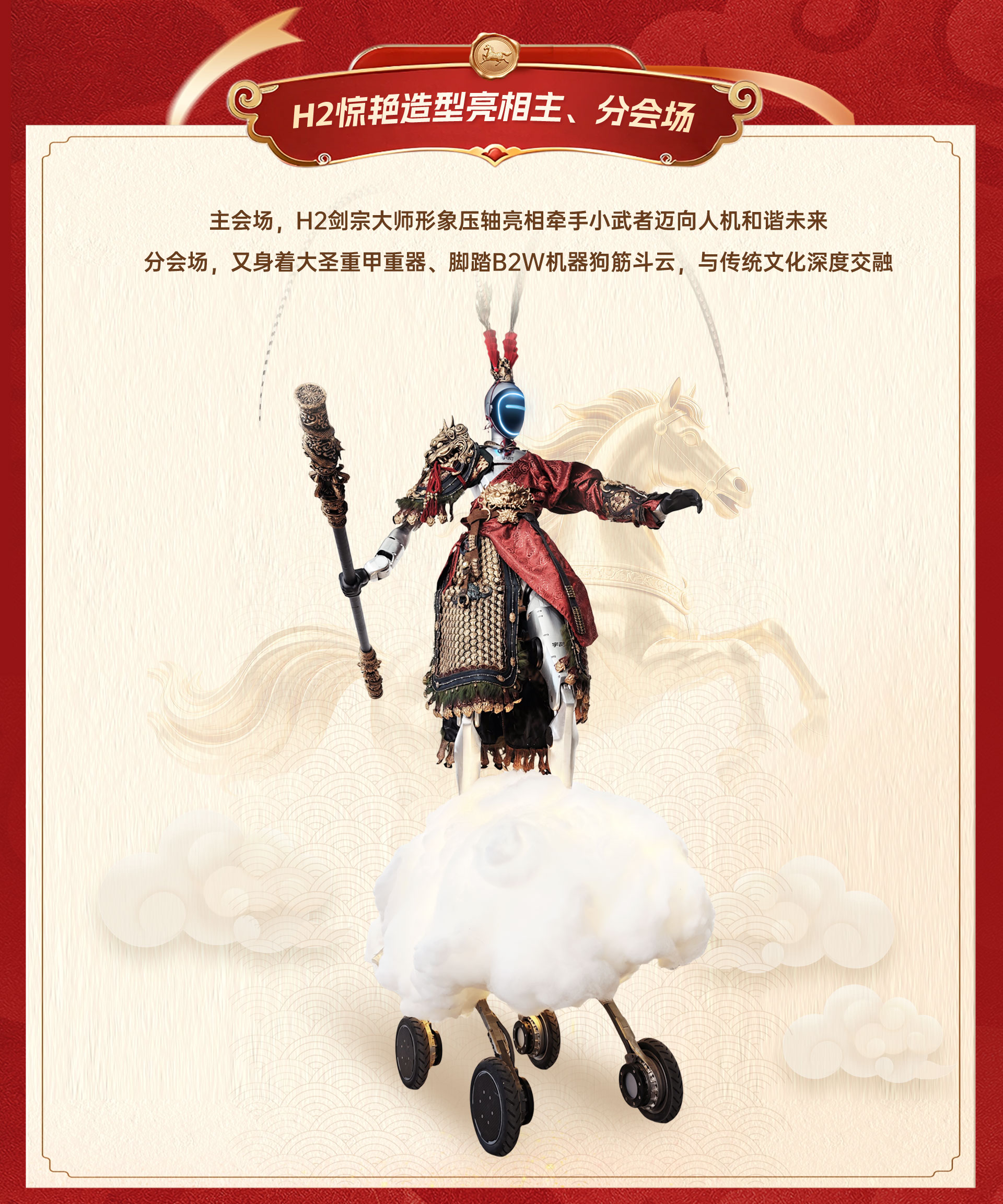 以武会春，宇树春晚机器人马年秀出“赛博真功夫”